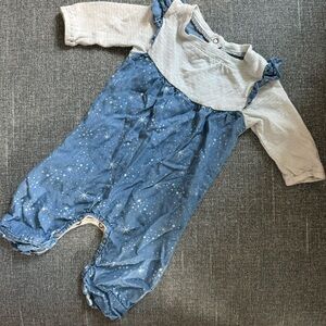 Chambray Romper